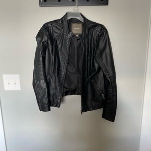 Faux leather jacket! Barely worn!